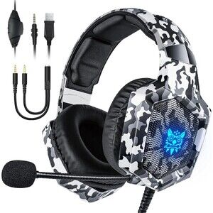 ONIKUMA K5 Camouflage Version 7.1 Virtual Stereo Gaming Headphone